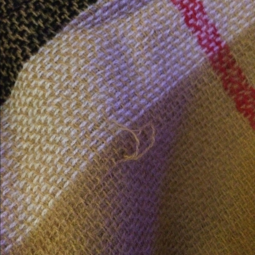 Sample Sale! New Plaid Vest w/ Frayed Ends - Picture 2 of 8